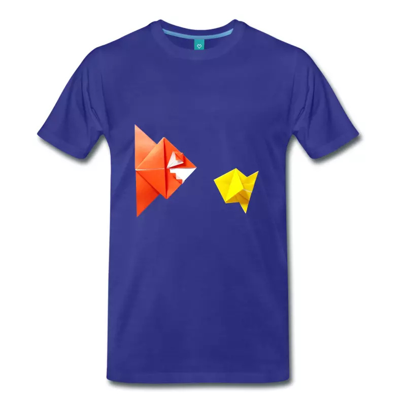 Origami Piranha and Fish T-Shirt